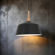 Black Pendant Industrial Style Adjustable Cord 400mm Black Pendant Industrial Style Adjustable Cord 400mm